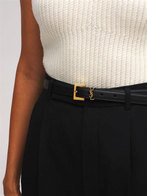 ysl belt womens outfit|YSL belt on person.